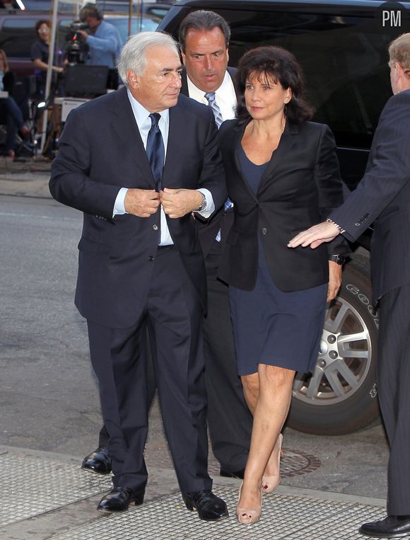 DSK et sa femme Anne Sinclair, le 6 juin 2011 à New York.