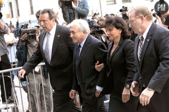 DSK et sa femme Anne Sinclair, le 6 juin 2011 à New York.