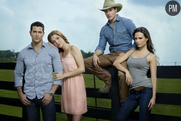 Jesse Metcalfe, Julie Gonzalo, Josh Henderson et Jordana Brewster dans "Dallas" 2012