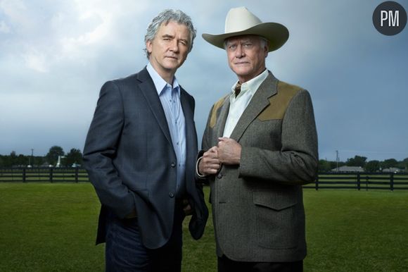 Patrick Duffy et Larry Hagman dans "Dallas 2012"