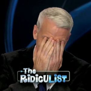 Anderson Cooper pris d'un fou rire dans son émission