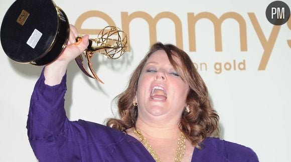 Melissa McCarthy après sa victoire aux Emmy Awards 2011