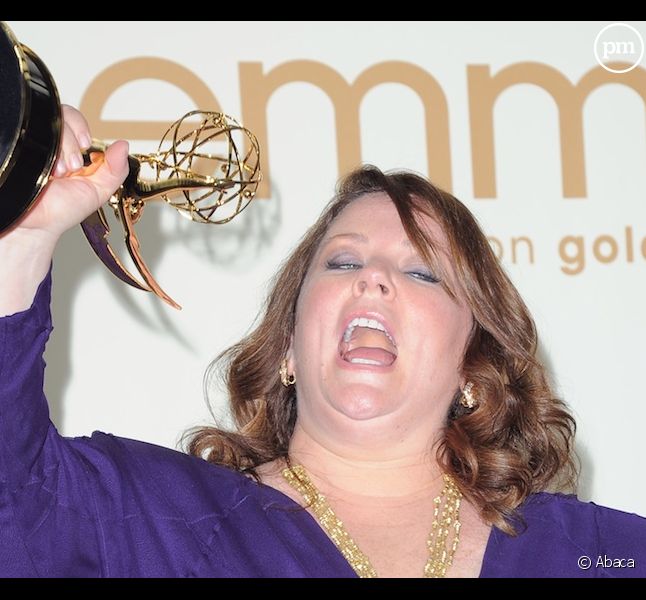 Melissa McCarthy après sa victoire aux Emmy Awards 2011