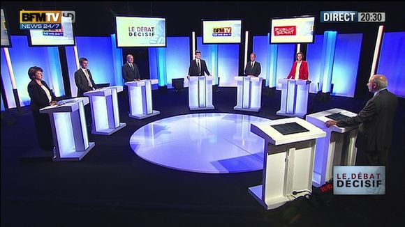 Primaires PS : BFM TV décroche un nouveau record d'audience avec le troisième débat