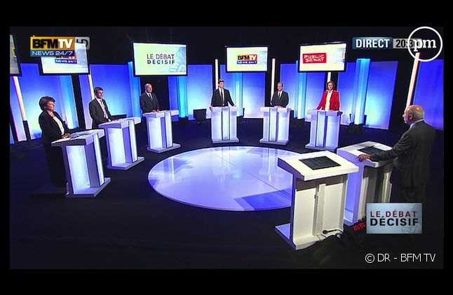 Le troisième débat des primaires socialistes, le 5 octobre 2011 sur BFM TV