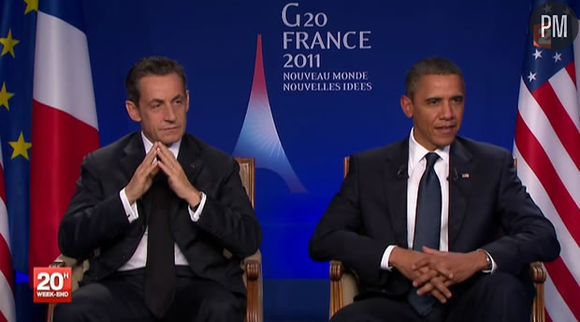 Nicolas Sarkozy et Barack Obama