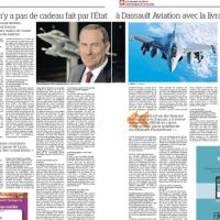 Dassault, propriétaire du Figaro, interrogé dans "Le Figaro" par Etienne Mougeotte