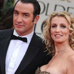 Jean Dujardin et Alexandra Lamy aux Golden Globes 2012