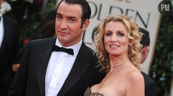 Jean Dujardin et Alexandra Lamy aux Golden Globes 2012