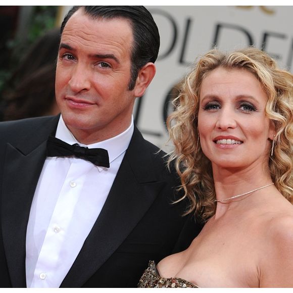 Jean Dujardin et Alexandra Lamy aux Golden Globes 2012