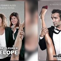 Trois actrices parodient l'affiche du film "Les Infidèles"