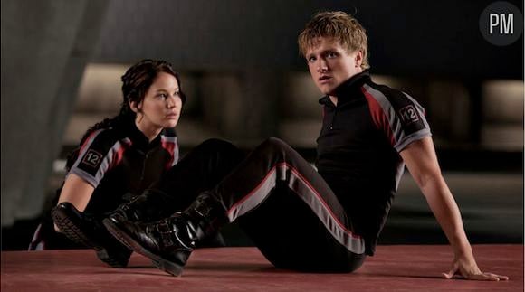 Jennifer Lawrence et Gary Ross dans "Hunger Games"