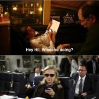 Hillary Clinton, reine du SMS - et star d'Internet