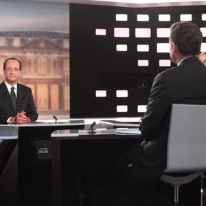 François Hollande, lors du débat présidentiel du 2 mai 2012.