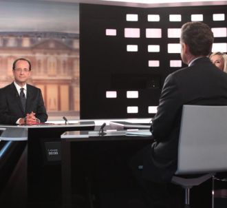 François Hollande, lors du débat présidentiel du 2 mai...