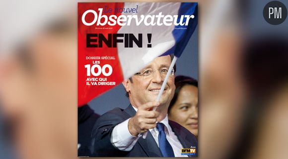 La Une du Nouvel Observateur du 7 mai 2012.