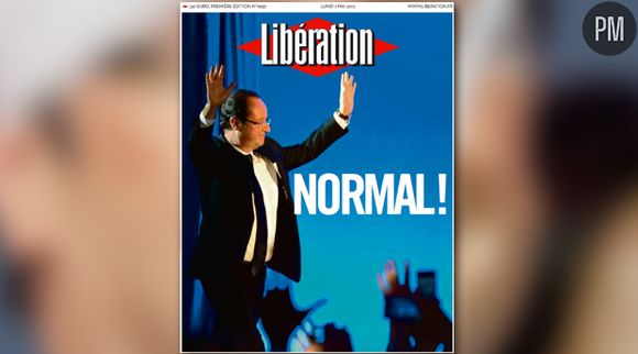 La Une de Libération du 7 mai 2012.