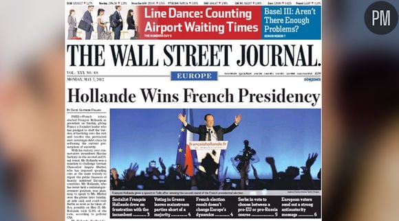 A la Une du Wall Street Journal.