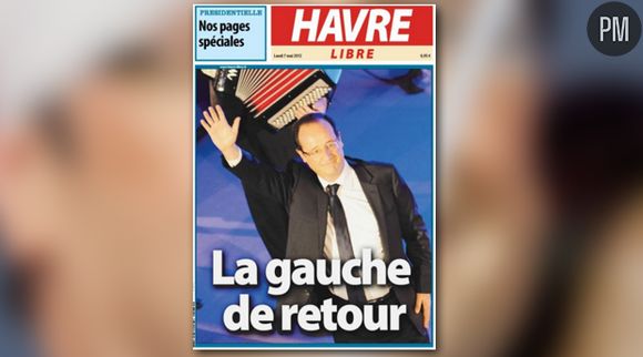 A la Une du Havre Libre, le 7 mai 2012.