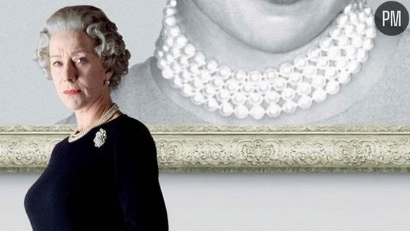 Helen Mirren sur l'affiche du film "The Queen"