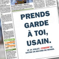 Le journal "L'Equipe" prépare un record du monde pour le 26 juillet