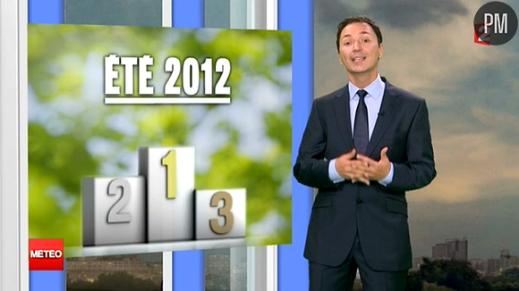 Philippe Verdier donne de nouvelles informations en plus de la traditionnelle météo.