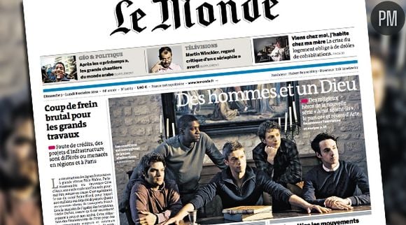 La Une du quotidien "Le Monde", daté du 6/7 octobre 2012.