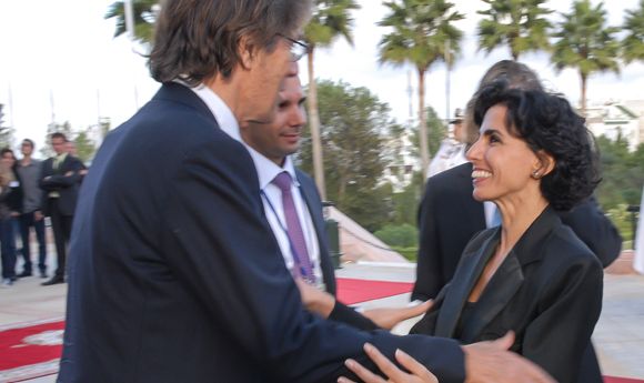 Dominique Desseigne et Rachida Dati, en octobre 2012.