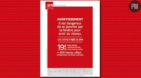 SFR rebondit sur un fait divers dans une campagne de pub