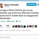 Le tweet de Valérie Trierweiler