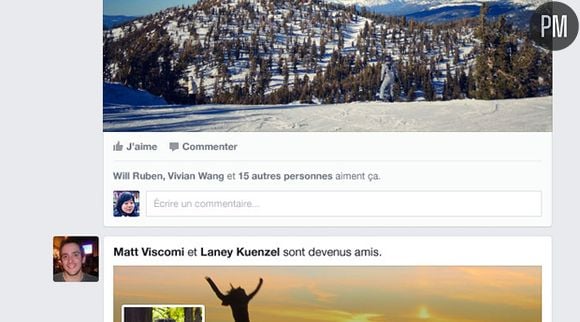 Le nouveau Facebook.