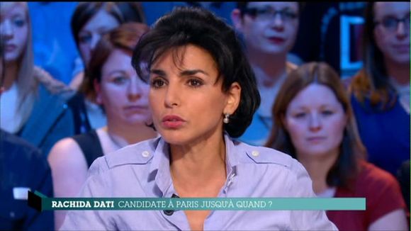 Rachida Dati, dans "Le Grand Journal" de Canal+.