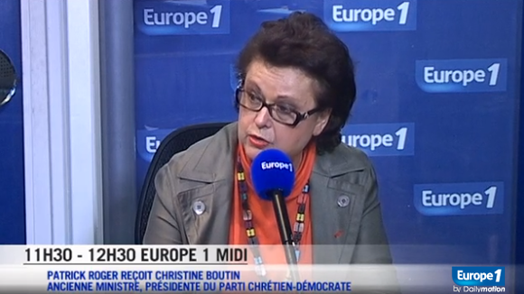 Christine Boutin poursuivra en justice ceux qui l'attaquent sur son mari (et cousin germain)