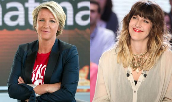 Ariane Massenet et Daphné Bürki, journalistes sur Canal+.