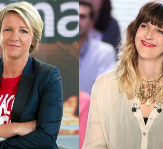 Ariane Massenet et Daphné Bürki, journalistes sur Canal+.