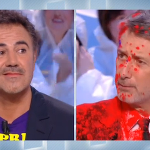 Bataille de peinture au "grand Journal"