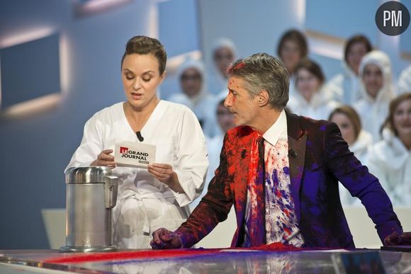 "Le Grand Journal" avec Antoine de Caunes et José Garcia.