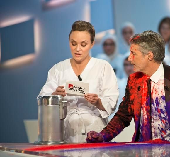 "Le Grand Journal" avec Antoine de Caunes et José Garcia.