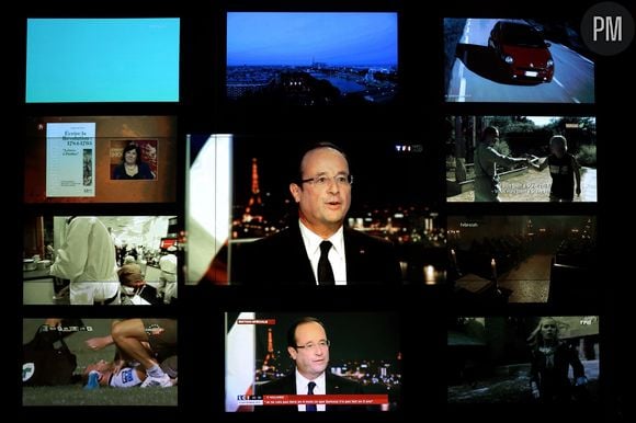 François Hollande sur TF1, en septembre 2012.