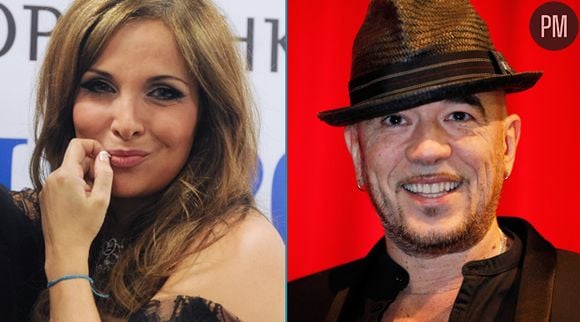 Hélène Ségara et Pascal Obispo, mentors de l'équipe de Florent Pagny dans "The Voice" 3