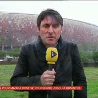 Un journaliste trempé et frigorifié en direct sur Canal+ et i-TELE