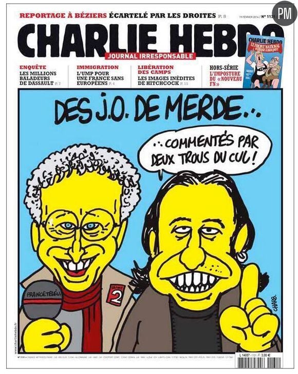 La Une de Charlie Hebdo.