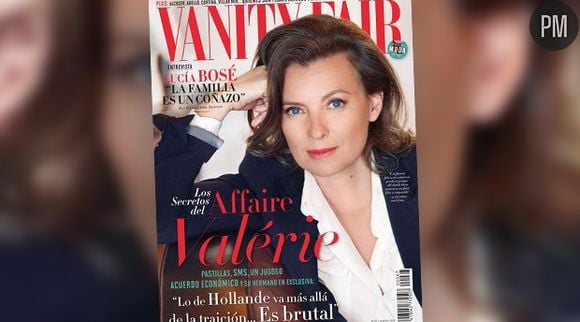 La Une du Vanity Fair espagnol avec Valérie Trierweiler.