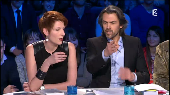 Clash entre Aymeric Caron et Natacha Polony dans "On n'est pas couché"