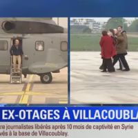 Les quatre journalistes anciens otages sont arrivés en France