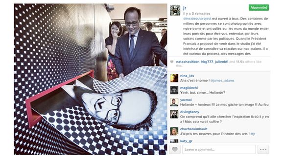 Quand François Hollande découvre Instagram