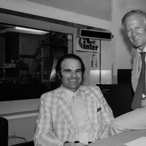 Jacques Chancel avec le violoniste Patrice Fontanarosa