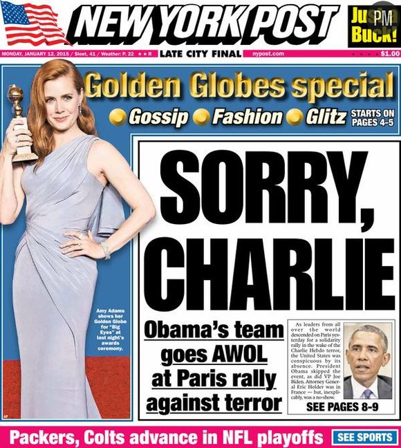 Une du New York Post