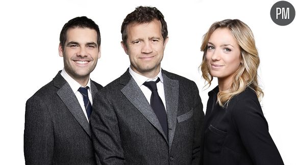 Mathieu Lartot, Fabien Galthié et Clémentine Sarlat