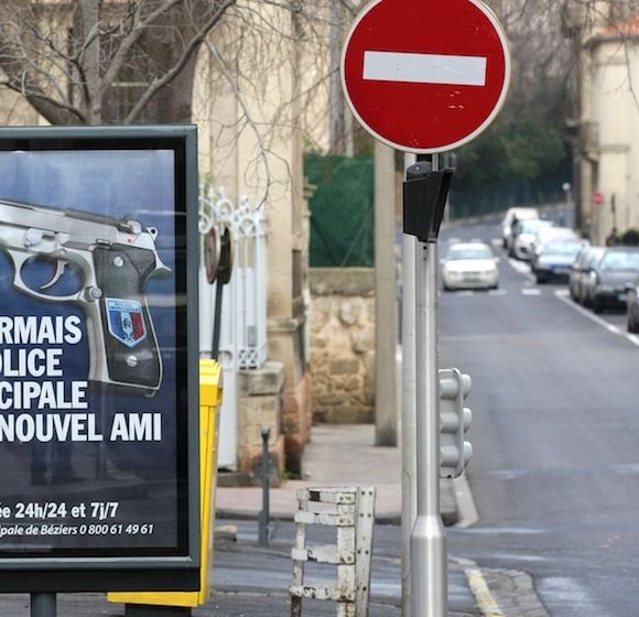 La pub choc de la police municipale de Béziers